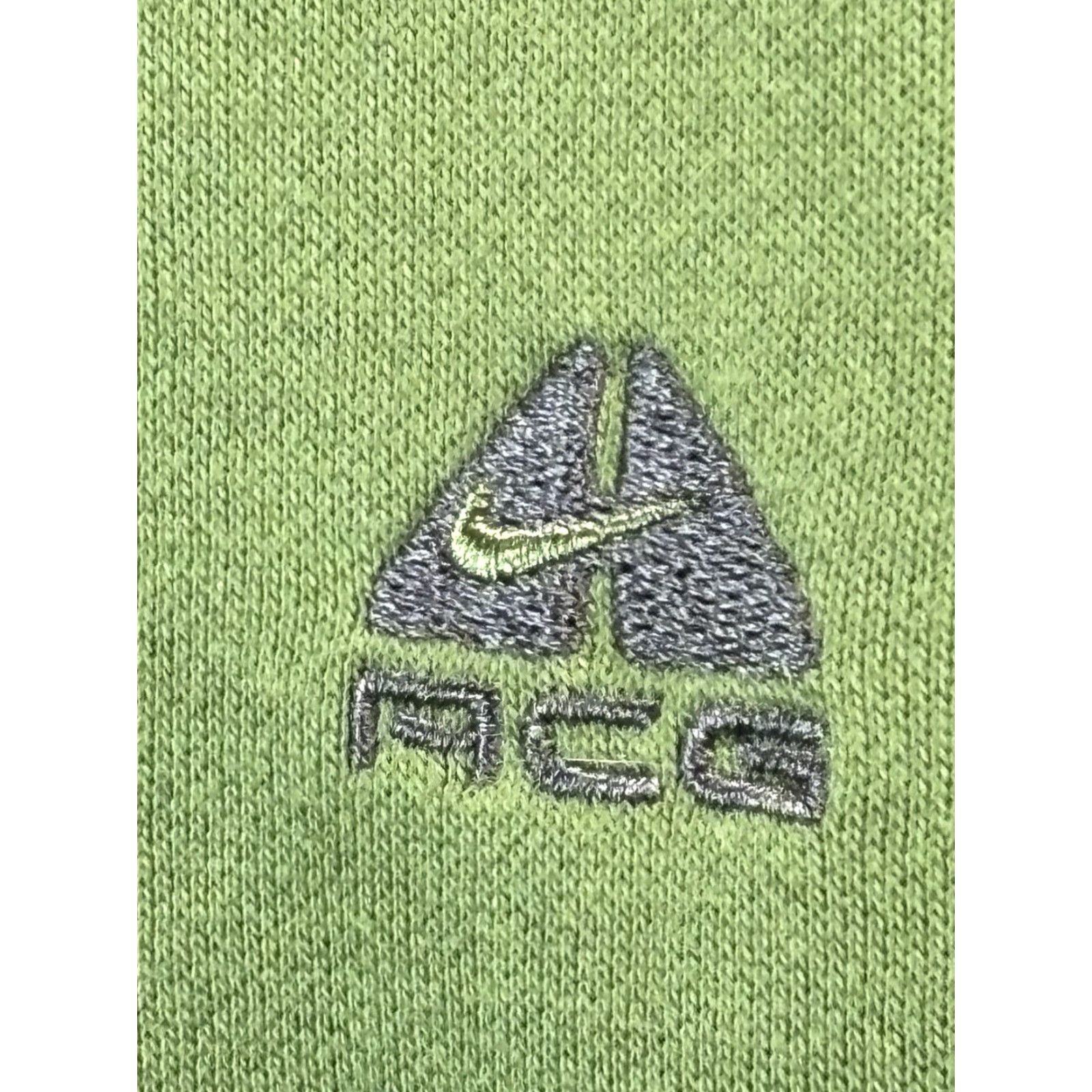 Nike Nike ACG Women Jacket Hoodie Cotton XL Full Zip Logo Green Embroidered Size XL / US 12-14 / IT 48-50 - 5 Thumbnail