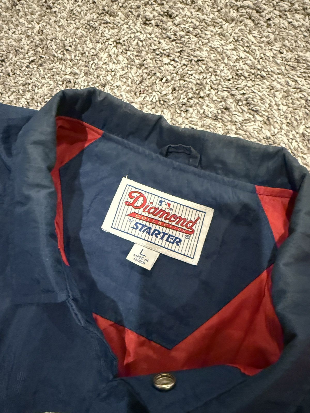 MLB × Starter Vintage 90s Cleveland Indians starter jacket Size US L / EU 52-54 / 3 - 4 Thumbnail