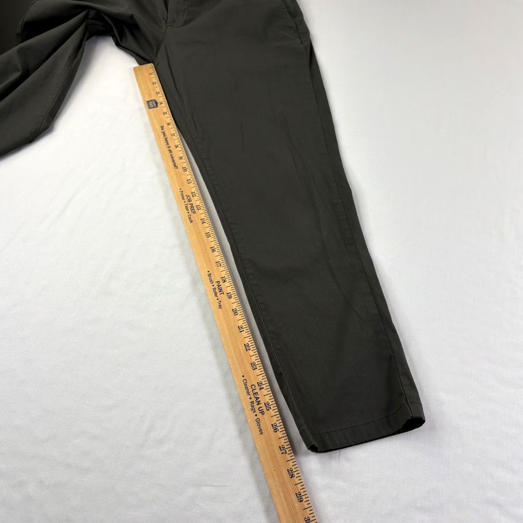 Vintage Bird Dogs Pants Mens 32x28 Gray Tapered Chino Reported Regular Inseam 28 in Logo Lined Casual Cotton Blend Front Zip Boys Girls Mens Womens Size US 32 / EU 48 - 6 Thumbnail