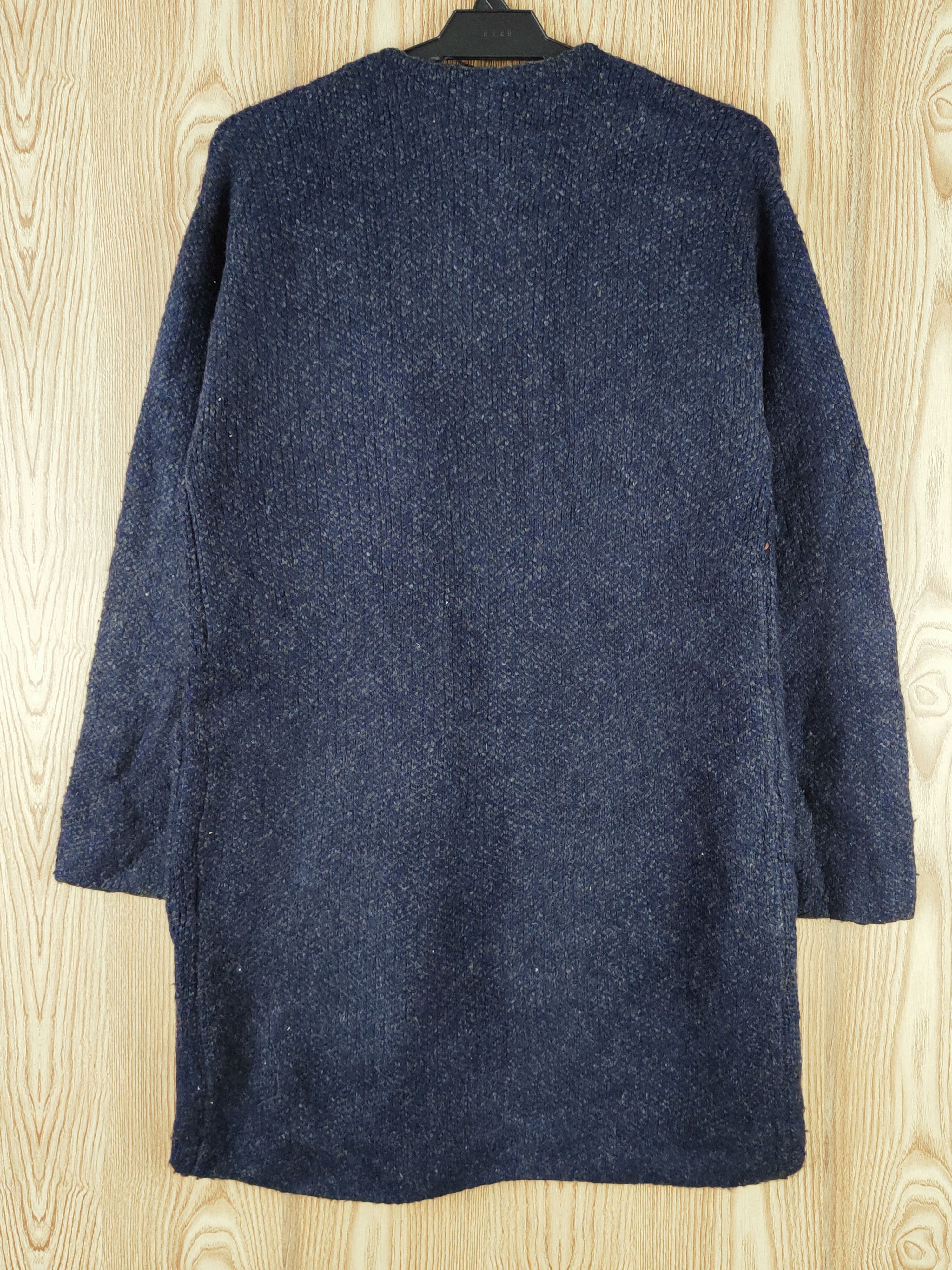 Japanese Brand Uniqlo Blue Black vintage Knitwear Cardigan #W058 Size S / US 4 / IT 40 - 7 Thumbnail