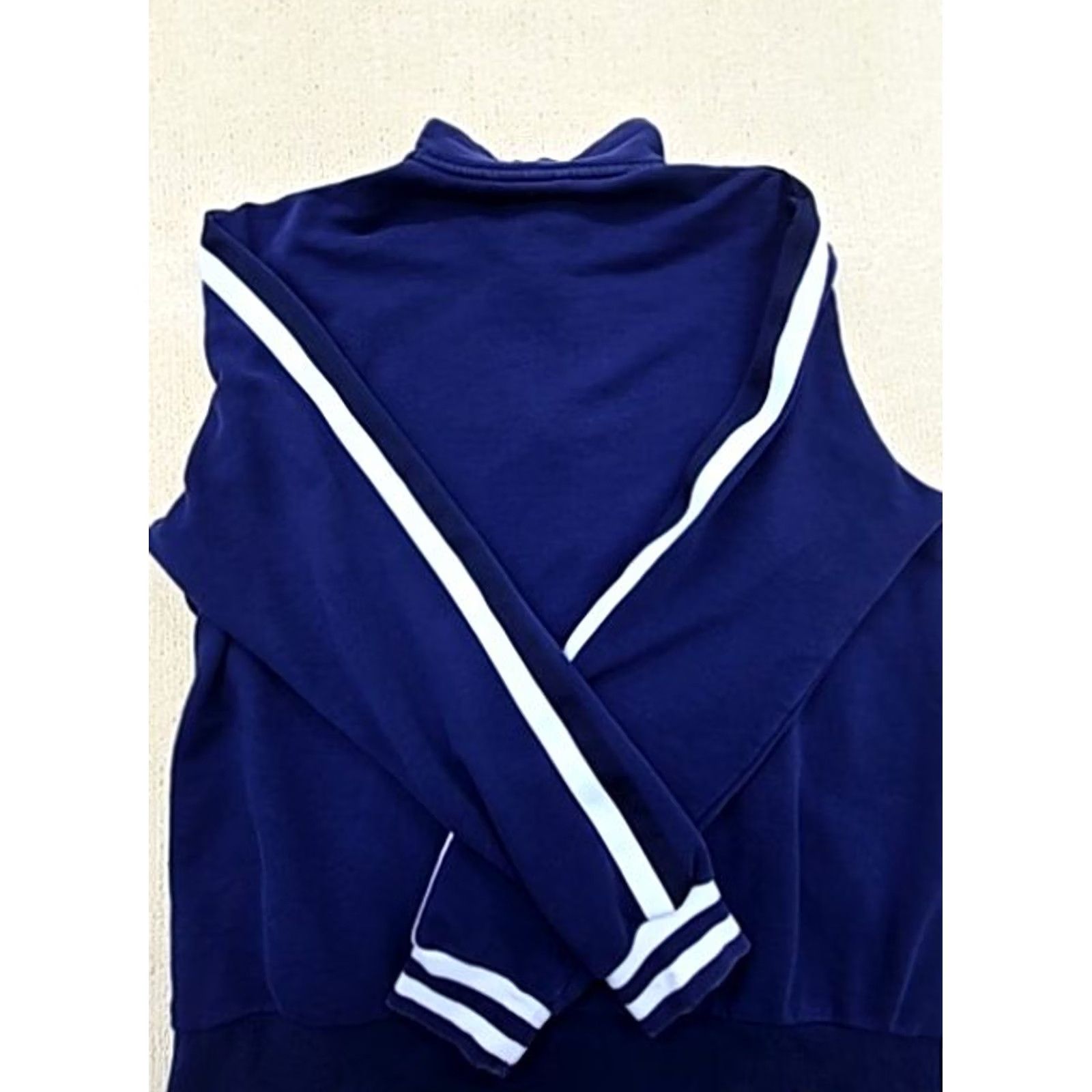 Puma Puma Vintage Navy Blue Track Jacket XL Men Full Zip White Stripes Size US XL / EU 56 / 4 - 2 Thumbnail