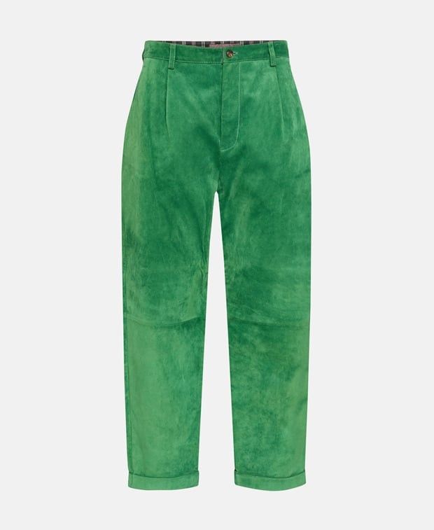 Etro Leather trousers Size US 44 / EU 60 - 1 Thumbnail