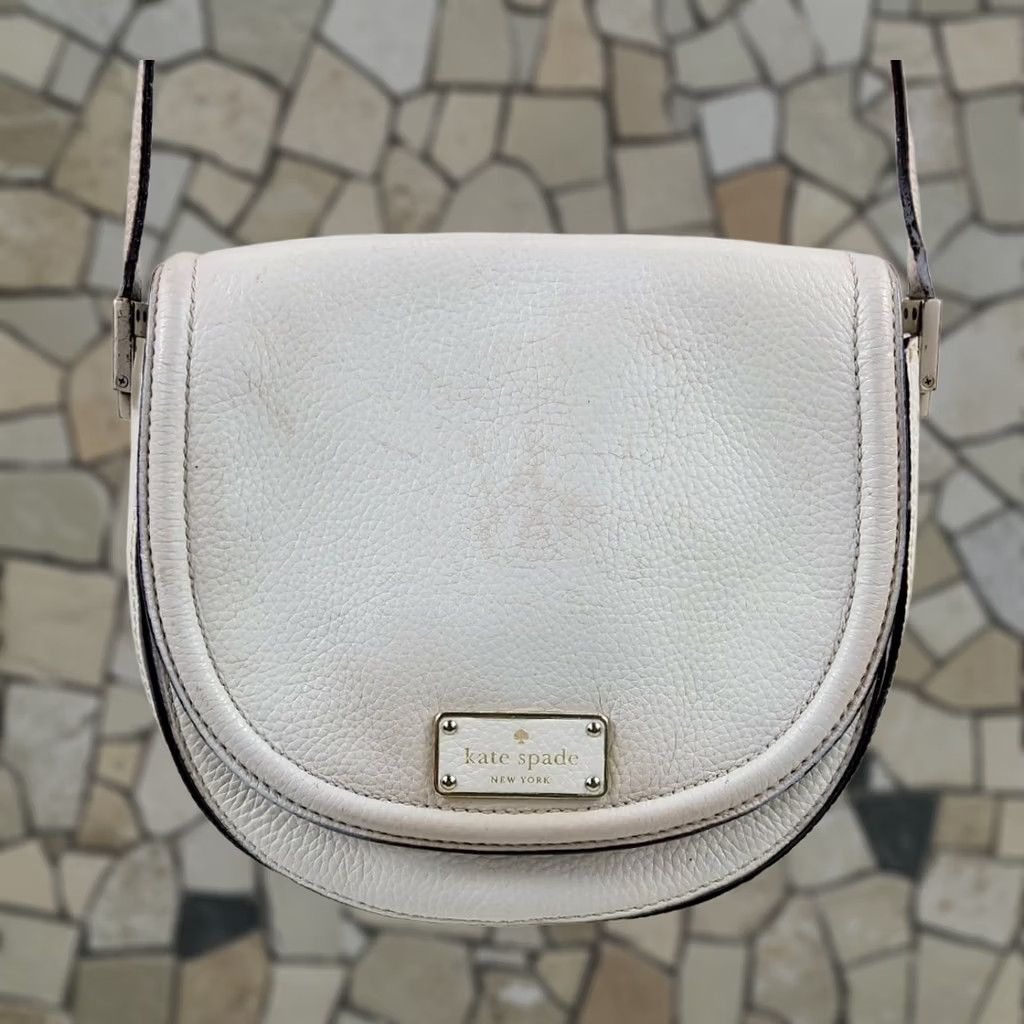 Olive Kate Spade Handbag Purse White Leather Crossbody Shoulder Oliver Street Lilly Women's Size ONE SIZE - 1 Thumbnail