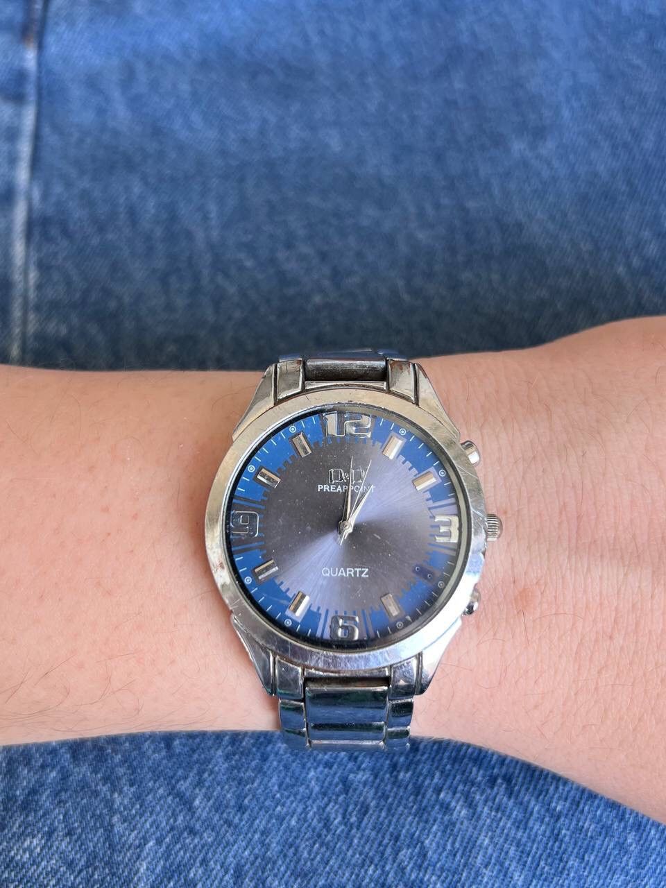 Vintage Futuristic Vintage Japan Watch - Stainless Steel Silver Blue Size ONE SIZE - 7 Thumbnail