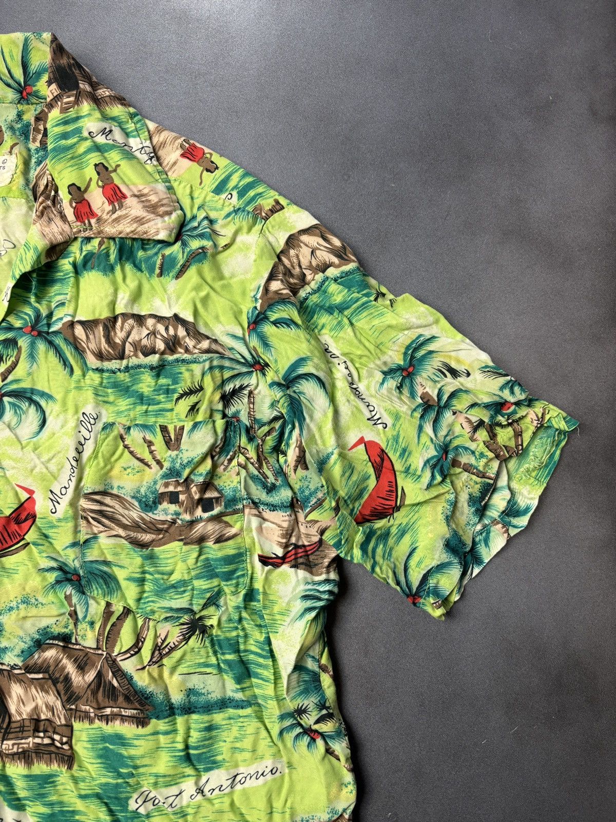 Vintage True Vintage Hawaiian Shirt ALP 1960s Polo Short Sleeve 60s Size US S / EU 44-46 / 1 - 5 Thumbnail