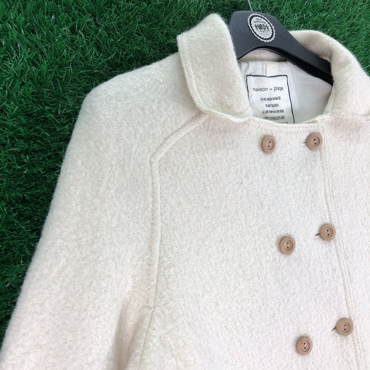 Japanese Brand × Vintage Vintage Maison de Plage Wool Jacket Double Breasted Size XS / US 0-2 / IT 36-38 - 2 Thumbnail