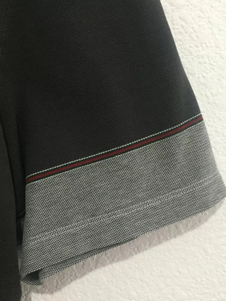 Gucci GUCCI Polo Shirt Button Pocket Short Sleeve Striped Black XL Size US M / EU 48-50 / 2 - 4 Thumbnail