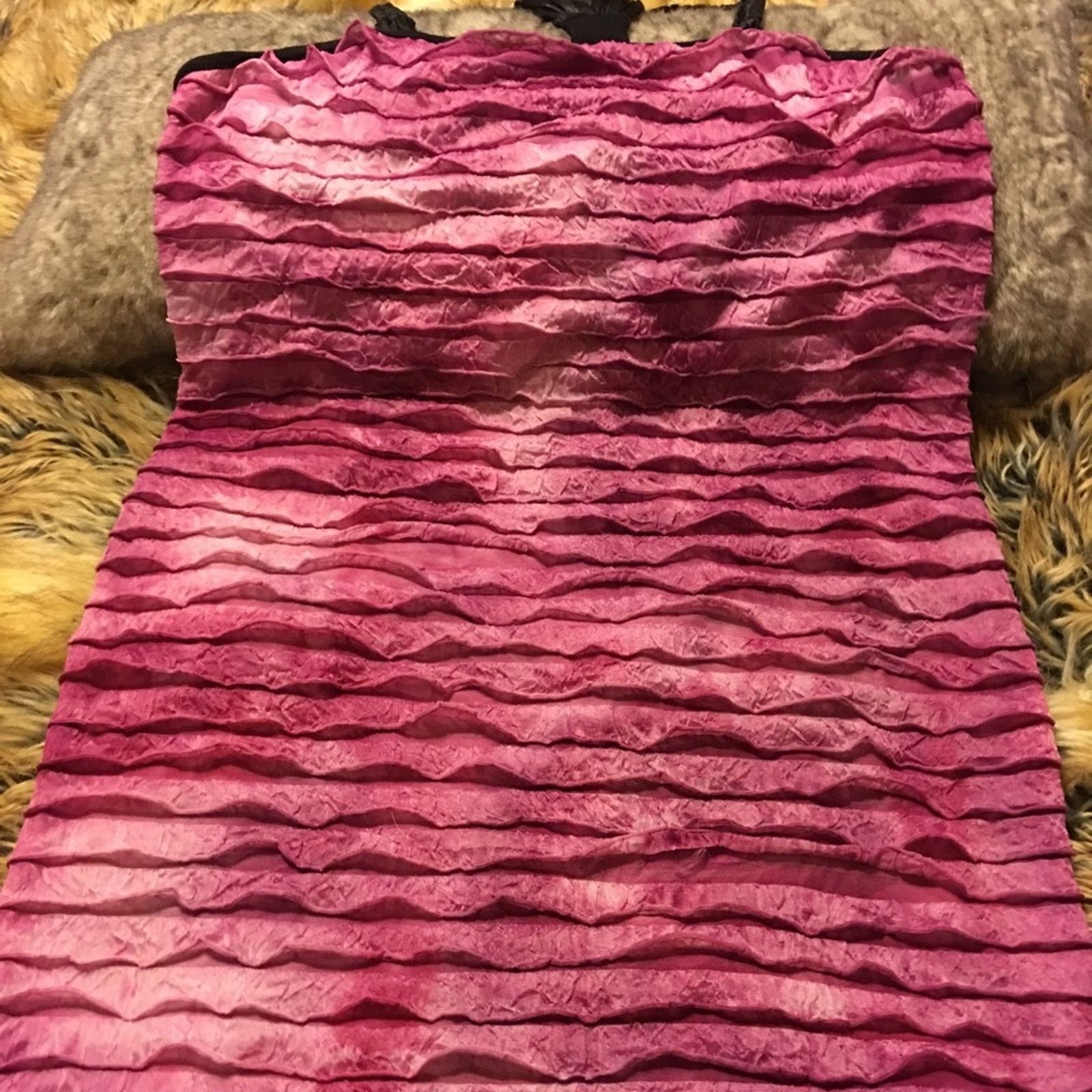 Other Leshop berry pink layered tunic top stretch NWT L Size L / US 10 / IT 46 - 5 Thumbnail