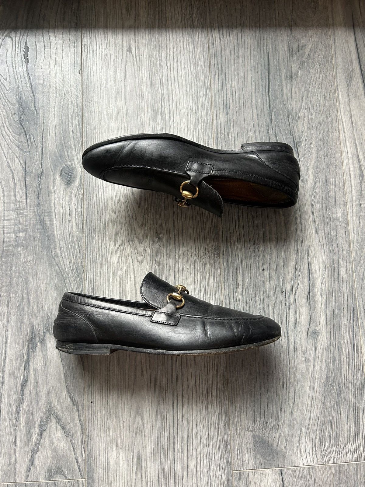 Gucci Black Horsebit Loafers in Leather Size US 7 / EU 40 - 2 Thumbnail