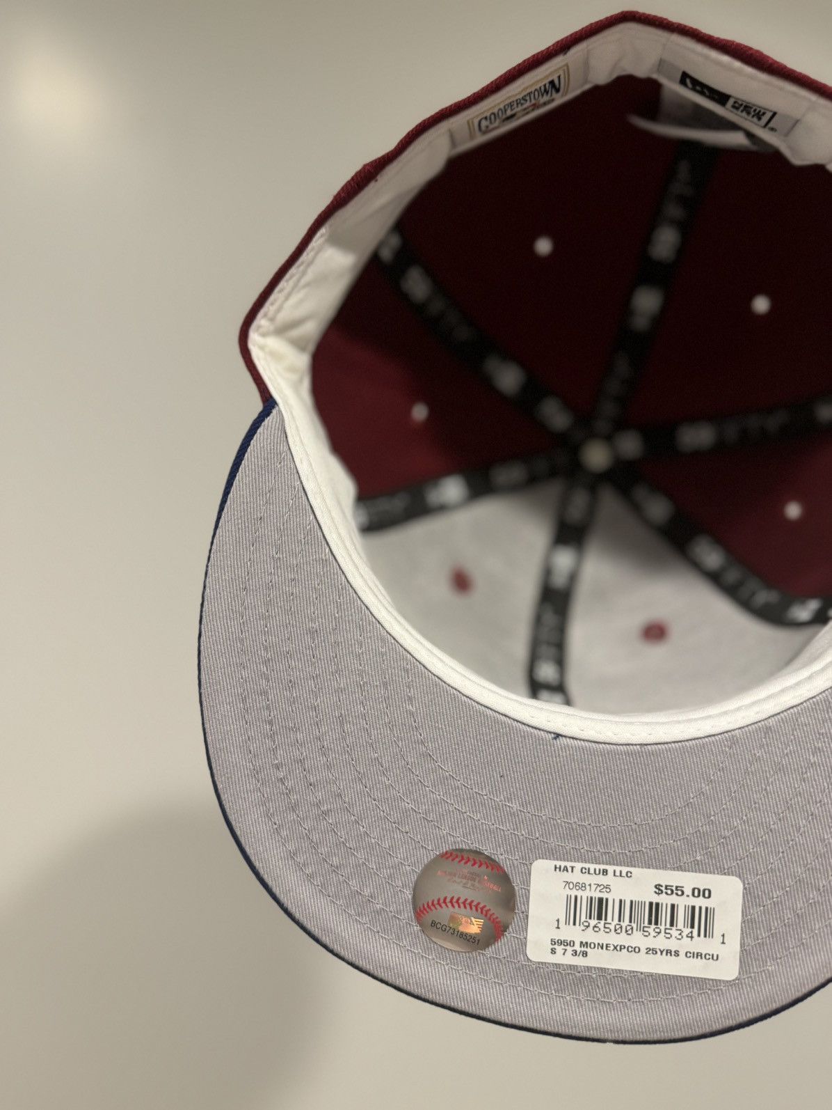 Hat Club × MLB × New Era Hatclub Exclusive Montreal Expos Sangria Pack 7 3/8 Size ONE SIZE - 4 Thumbnail