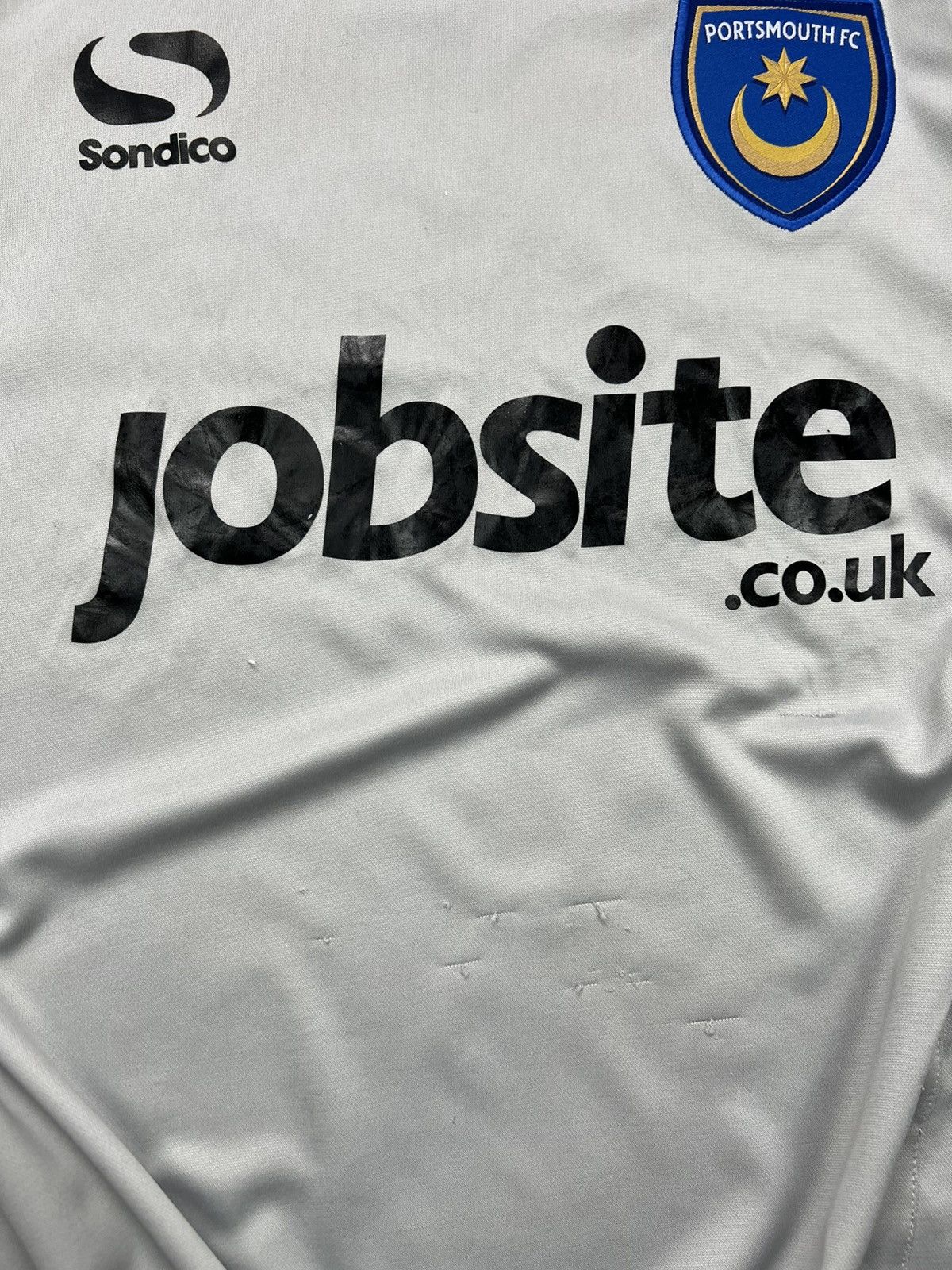 Vintage Sondico Portsmouth Soccer Jersey Football Grey Size US L / EU 52-54 / 3 - 2 Thumbnail