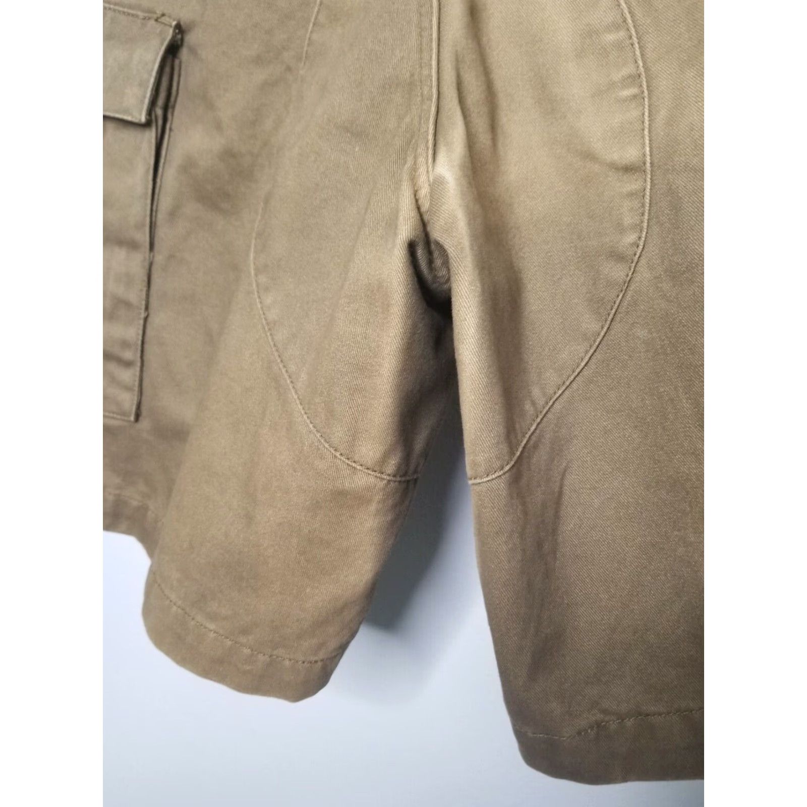 Olive Vintage Shorty’s Cargo Shorts Men 28 Olive Distressed Flat Front 90s Grunge Skate Surfboard BMX Mens Size US 28 / EU 44 - 6 Thumbnail