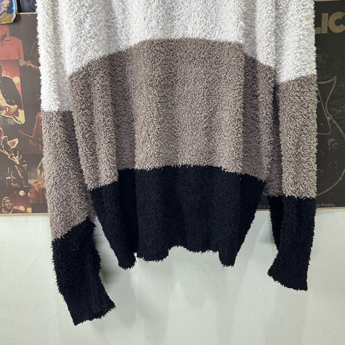 Japanese Brand Vintage Gelato Pique Faux Fur Colour Block Hoodie Size US XL / EU 56 / 4 - 9 Thumbnail