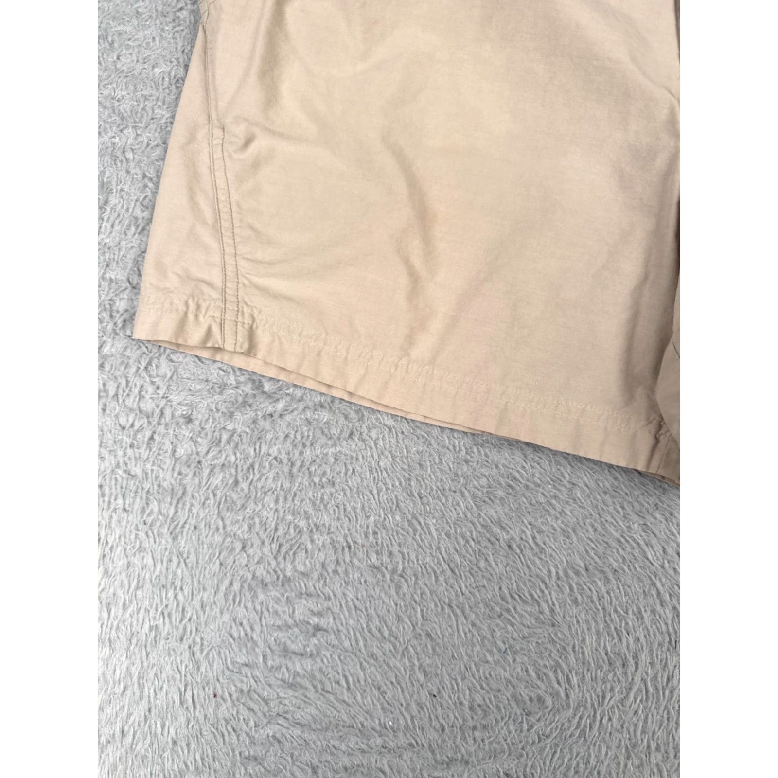 Vintage Columbia Shorts Women PM Beige Chino Cotton Nylon Blend Hiking 34x5 Petite Non-Vintage Activewear Casual Travel Shirt? Size 32" / US 10 / IT 46 - 3 Thumbnail