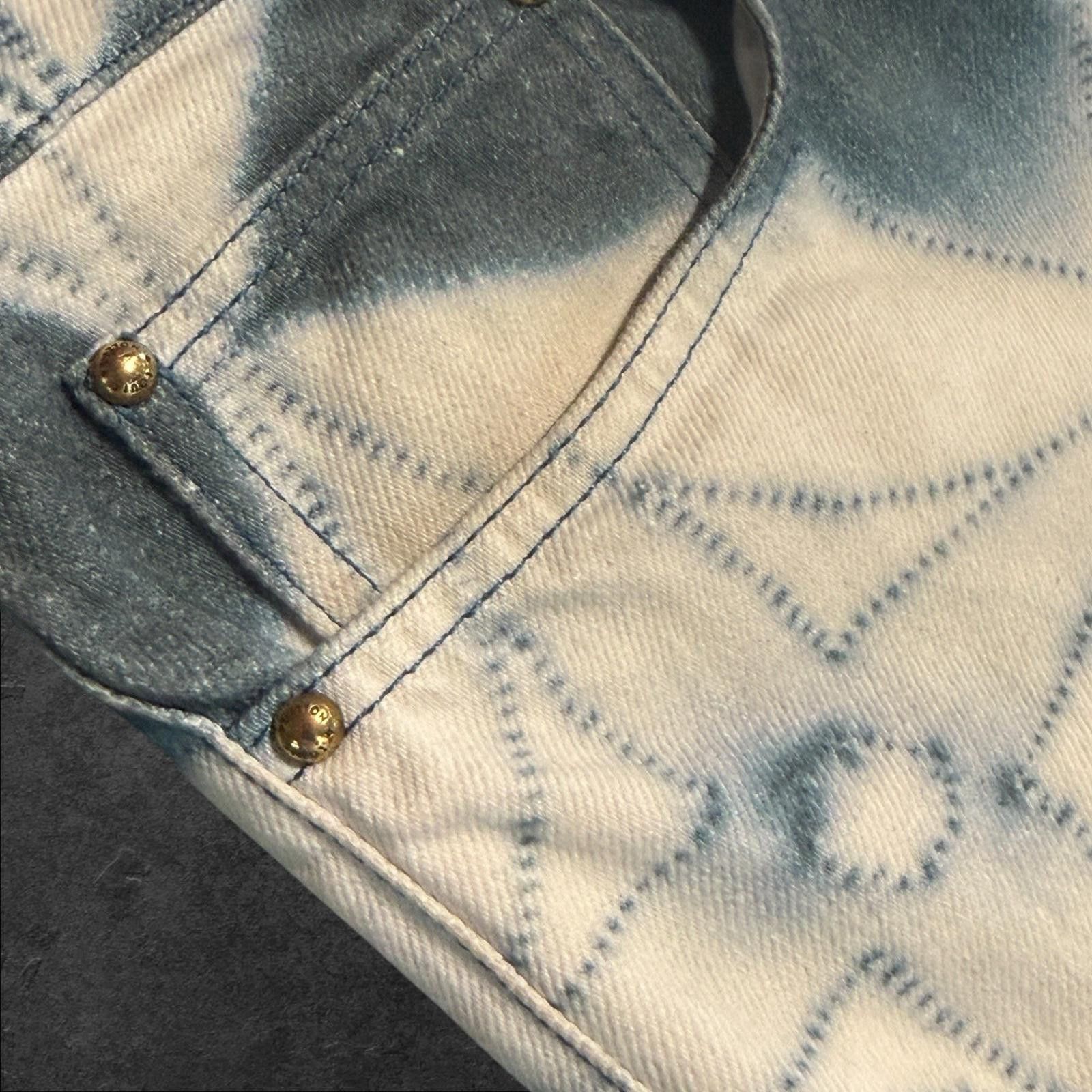 Louis Vuitton Louis Vuitton Monogram Shibori Printed Denim 36 Size US 36 / EU 52 - 4 Thumbnail