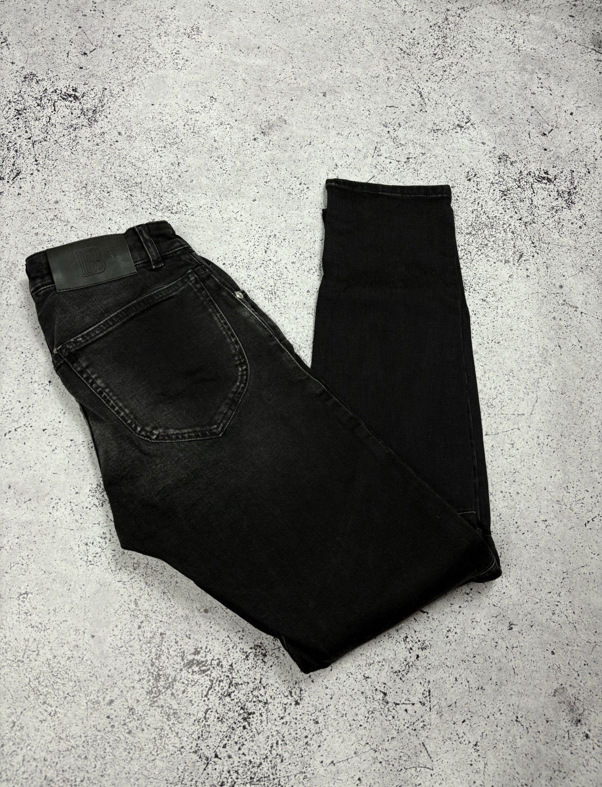Pierre Balmain Balmain washed jeans , double knee style, slim-fit Size 25" / US 0 / IT 36 - 7 Thumbnail