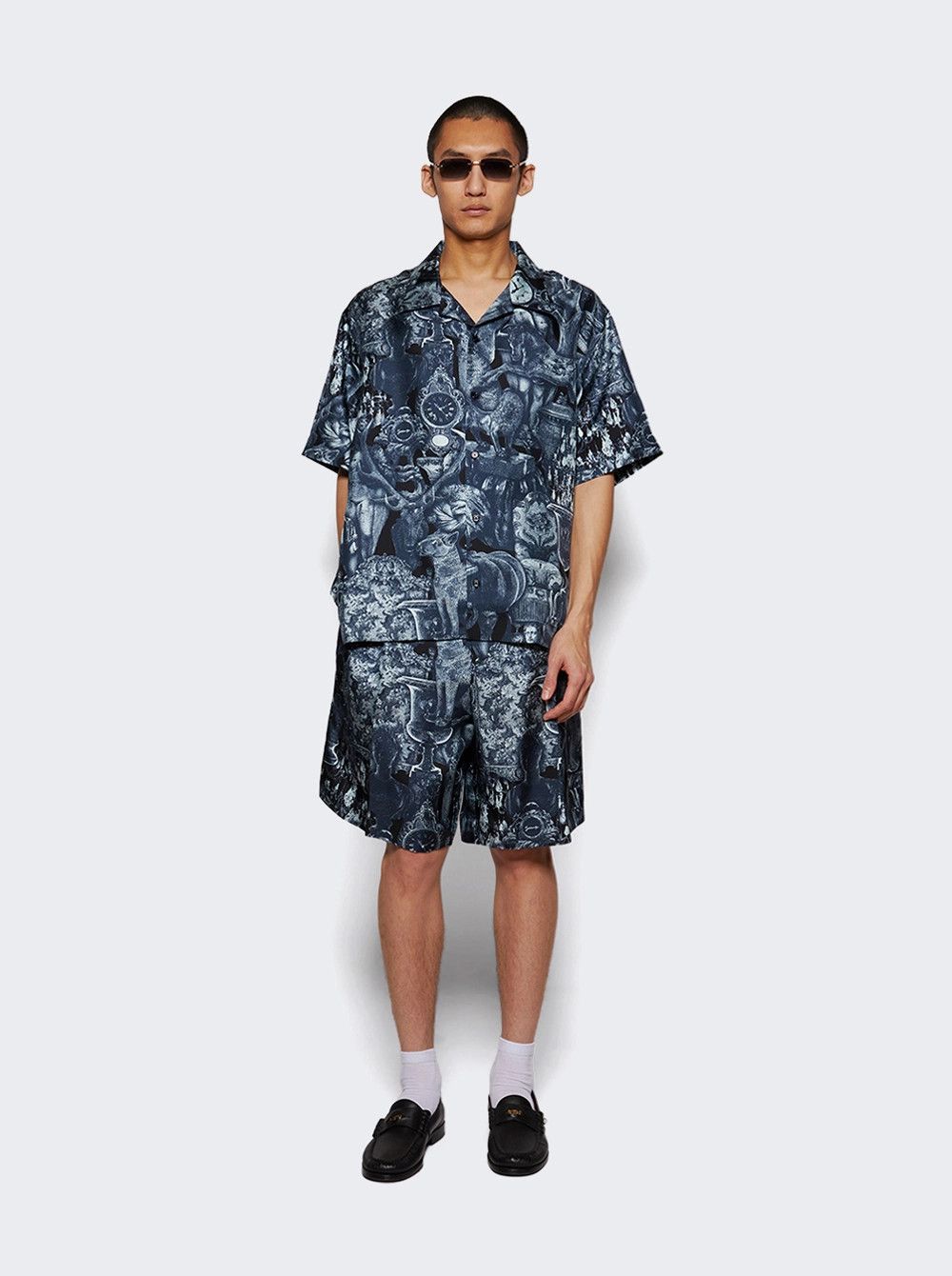 Givenchy o1mle0426 Bermuda Shorts in Blue Size US 34 / EU 50 - 5 Thumbnail