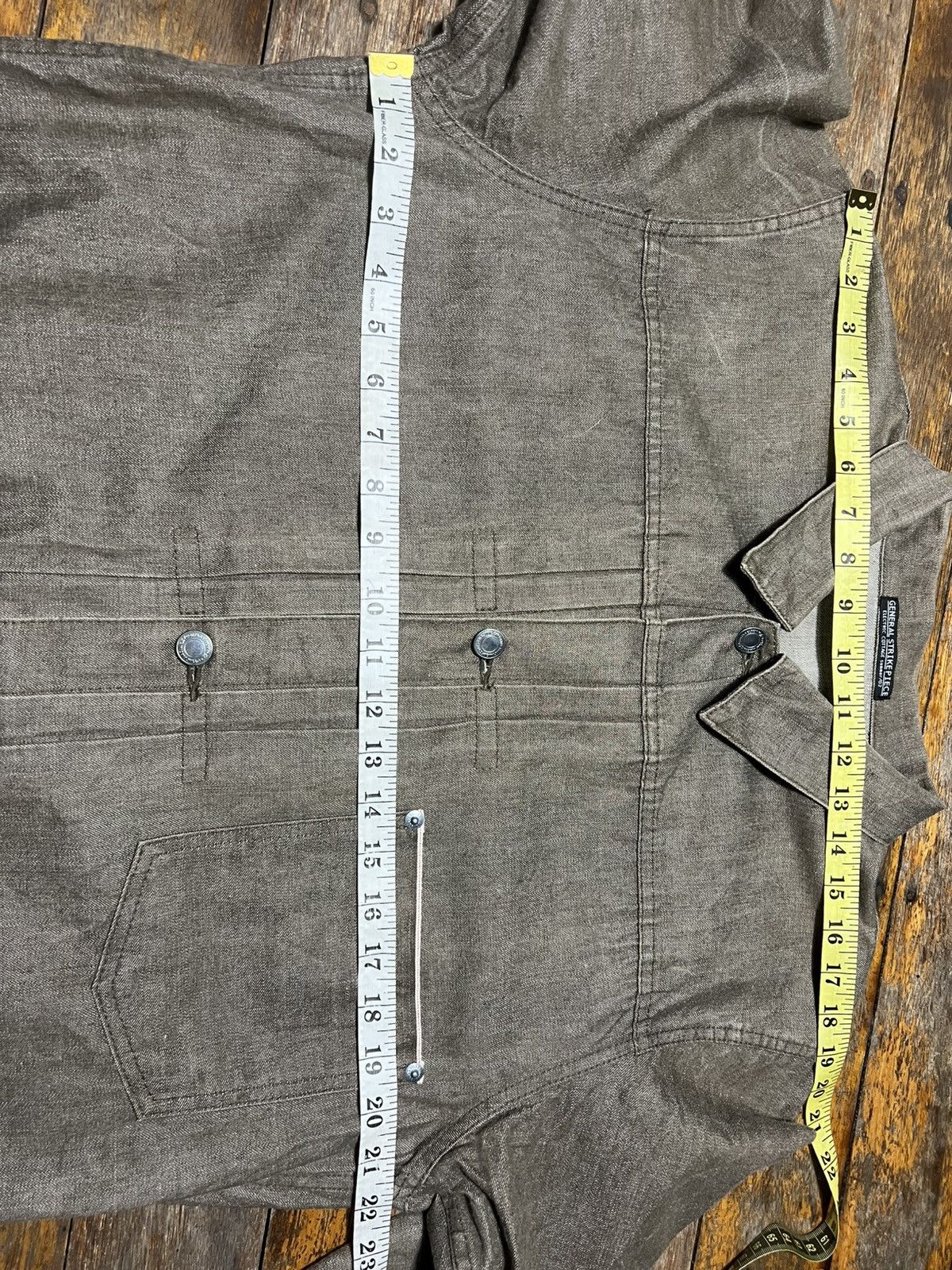 Electric Cottage Electric Cottage GeneralStrikePiece Summer / 02 Denim Jacket Size US L / EU 52-54 / 3 - 13 Thumbnail