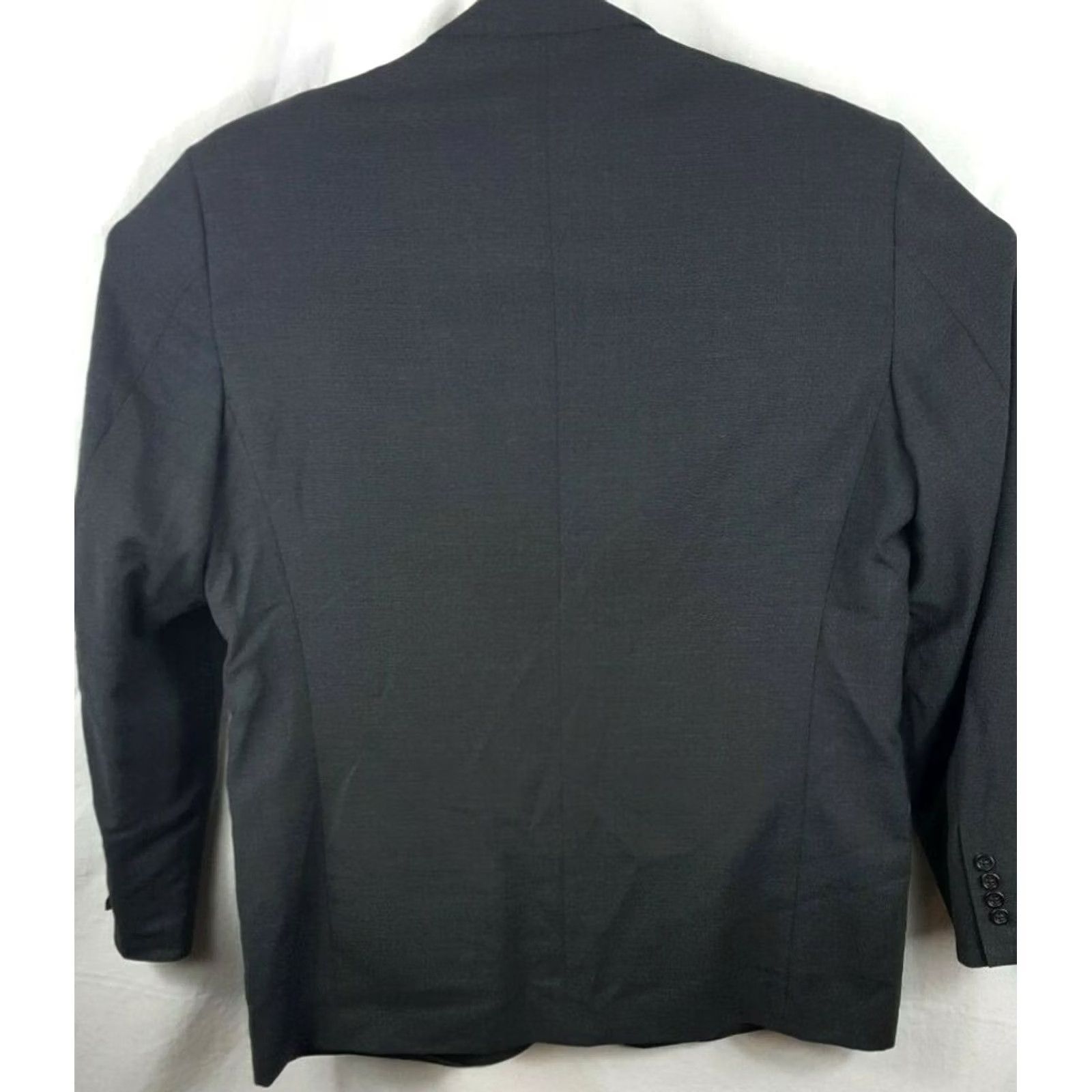 Pronto Uomo Pronto Uomo Sport coat charcoal 44L Italy 2 Button stretch Lessona Super 100s Mens Size US S / EU 44-46 / 1 - 4 Thumbnail