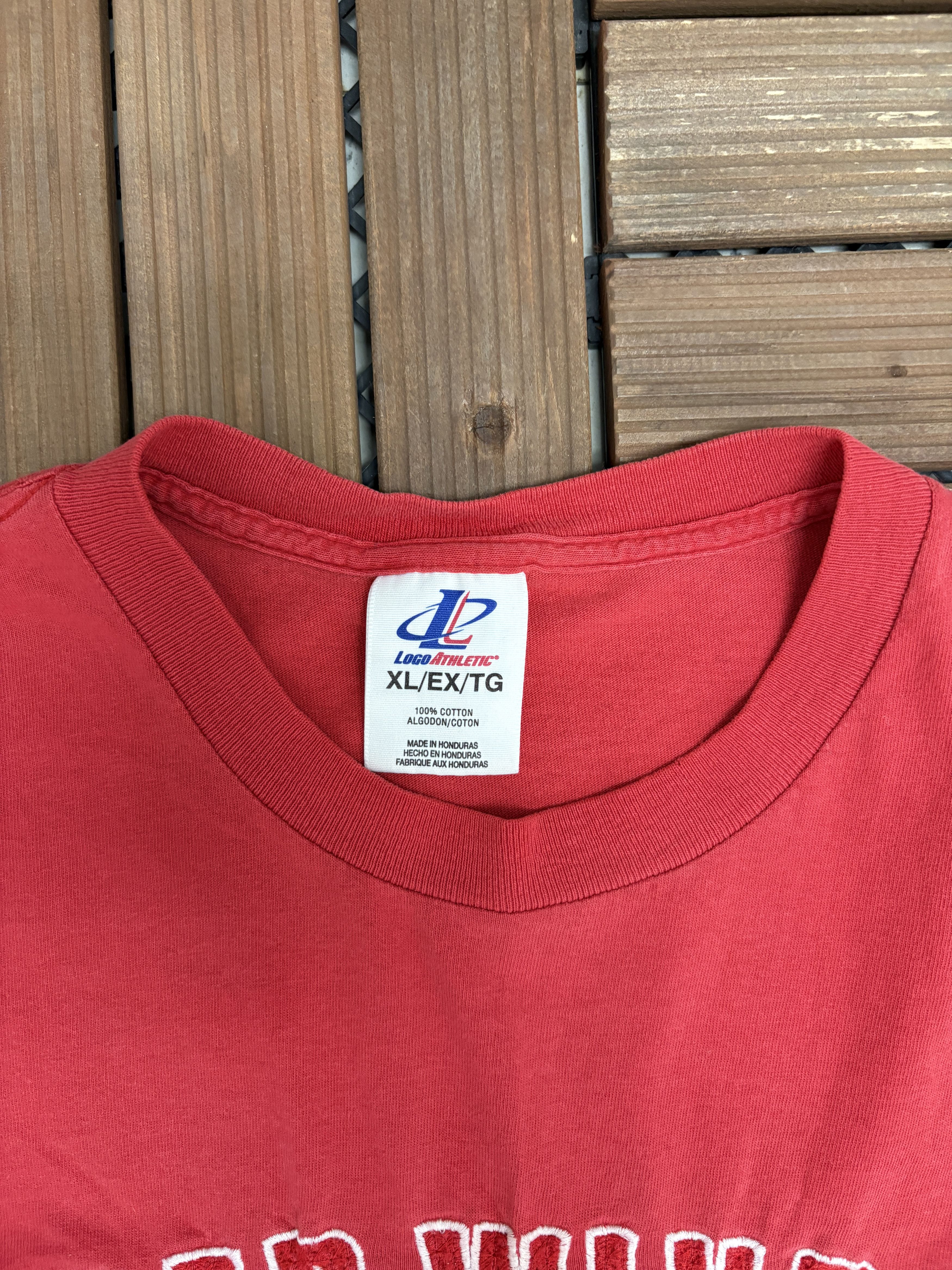 Logo Athletic × Vintage Detroit Red Wings Vintage Red T-Shirt Tee Size US XL / EU 56 / 4 - 5 Thumbnail