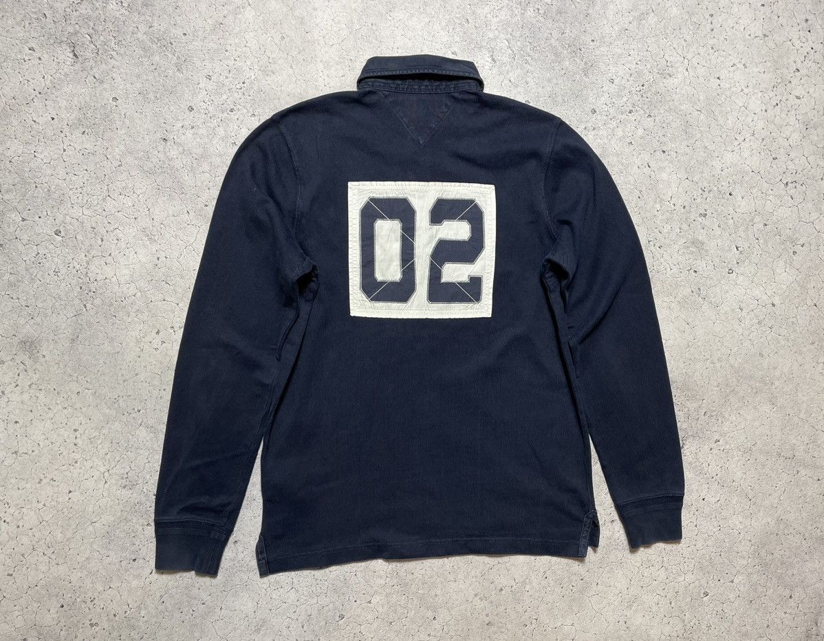 Tommy Hilfiger × Vintage Vintage 90s Tommy Hilfiger Striped Longsleeve Rugby Y2K #2 Size US M / EU 48-50 / 2 - 2 Thumbnail