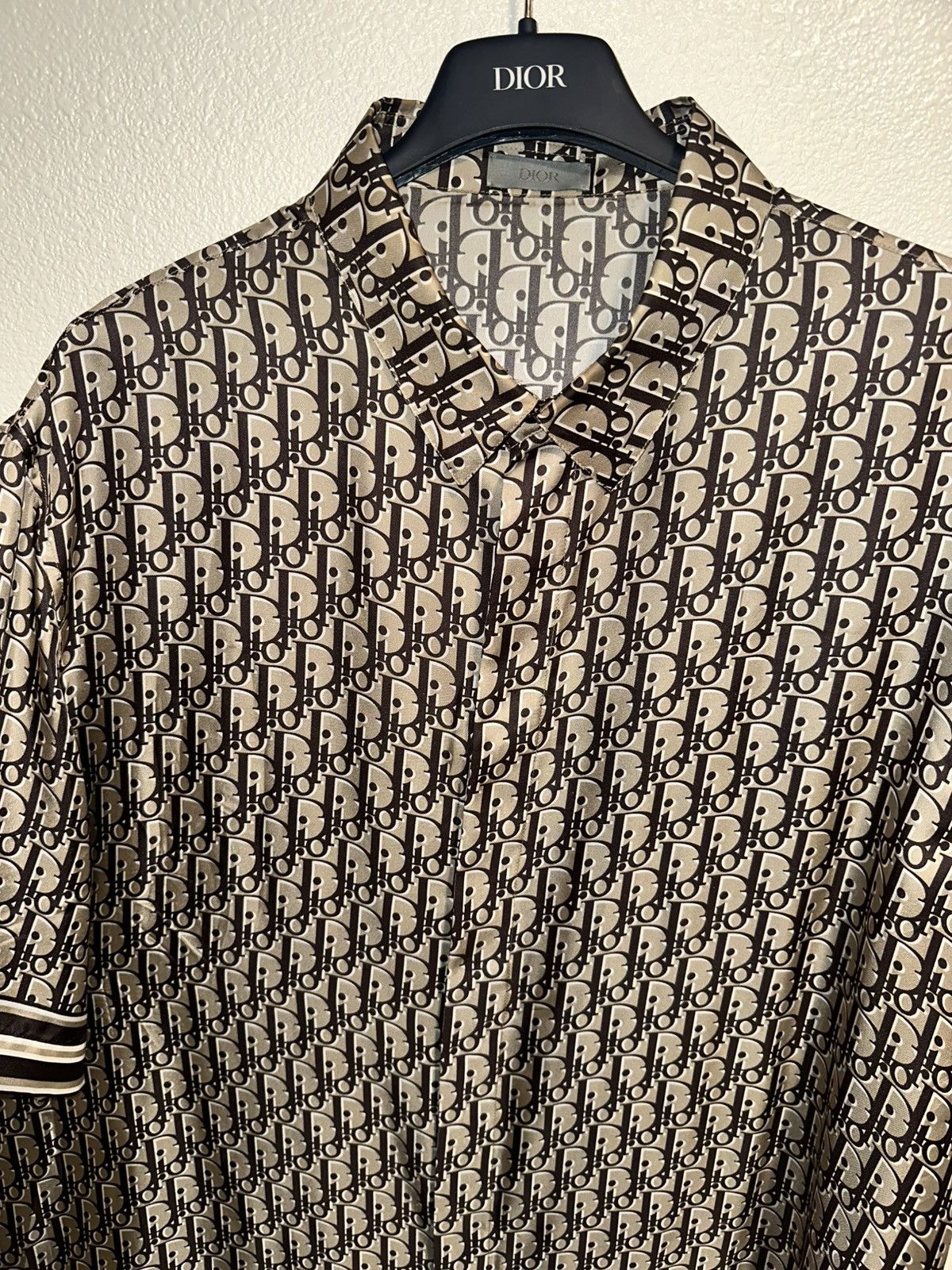 Dior Dior Oblique 100% Silk shirt Size US L / EU 52-54 / 3 - 8 Thumbnail
