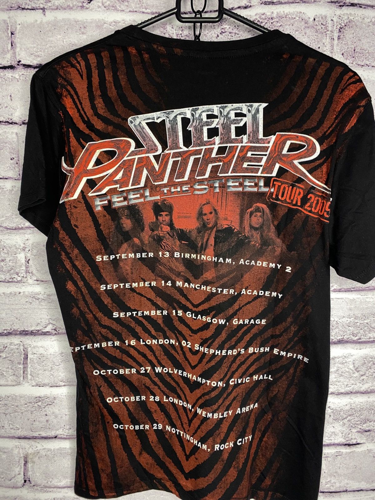 Band Tees Men's Vintage O0s Steel Panters Feel The Steel Tour Tee Size US S / EU 44-46 / 1 - 10 Thumbnail