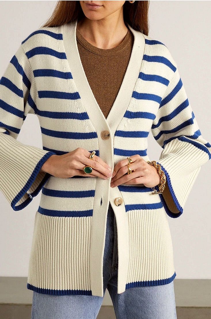 Toteme Signature striped cardigan Size XS / US 0-2 / IT 36-38 - 13 Thumbnail