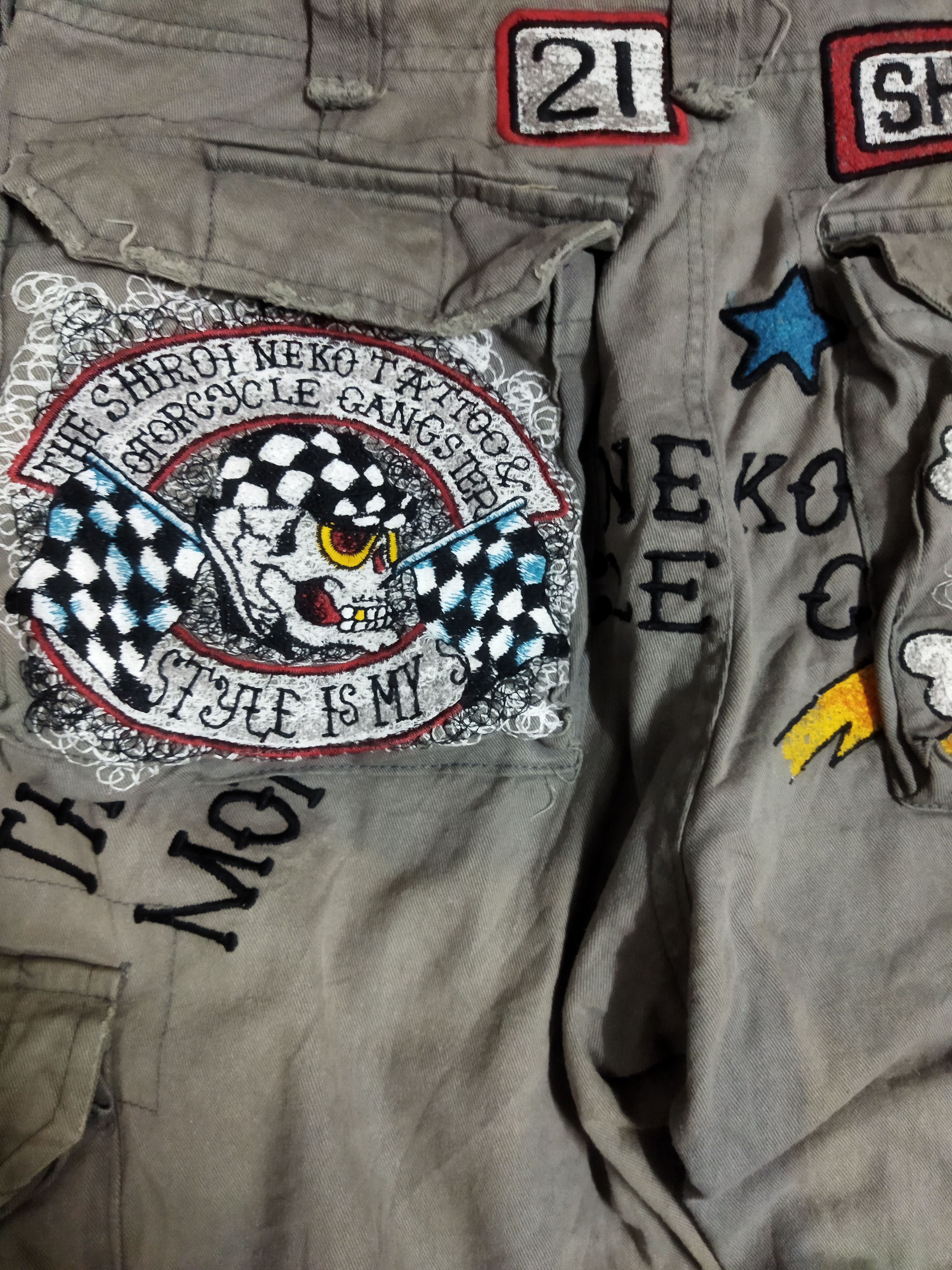 Ed Hardy Shiroi Neko Cargo Pant Size US 32 / EU 48 - 7 Thumbnail