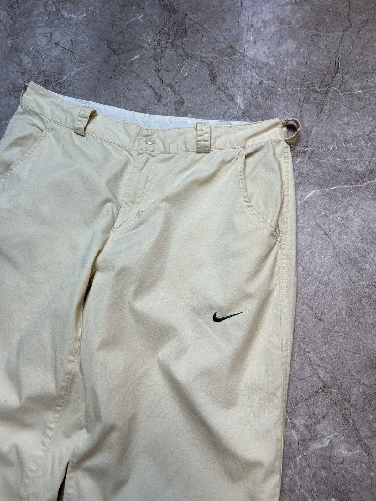 Nike × Vintage Nike vintage drill pants mini swoosh Size US 32 / EU 48 - 3 Thumbnail