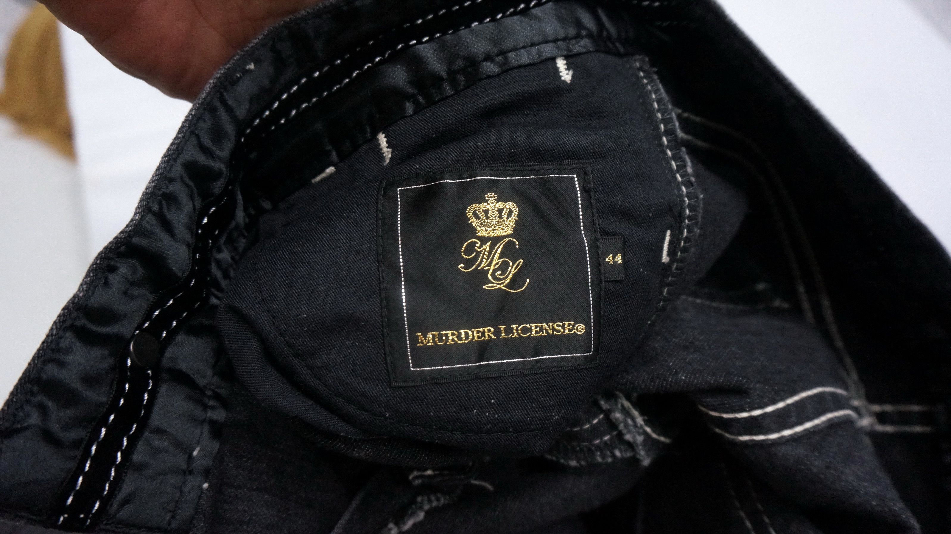Japanese Brand 💥 Japan Murder License Ripped Distressed Jeans Size US 30 / EU 46 - 5 Thumbnail