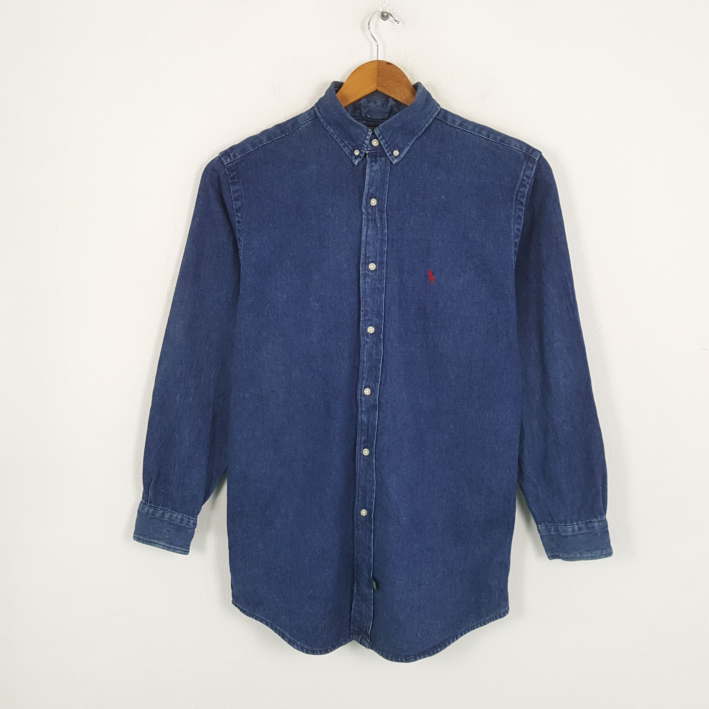 Polo Ralph Lauren × Vintage Vintage POLO by RALPH LAUREN Fashion Brand Denim Shirt Size US M / EU 48-50 / 2 - 1 Thumbnail