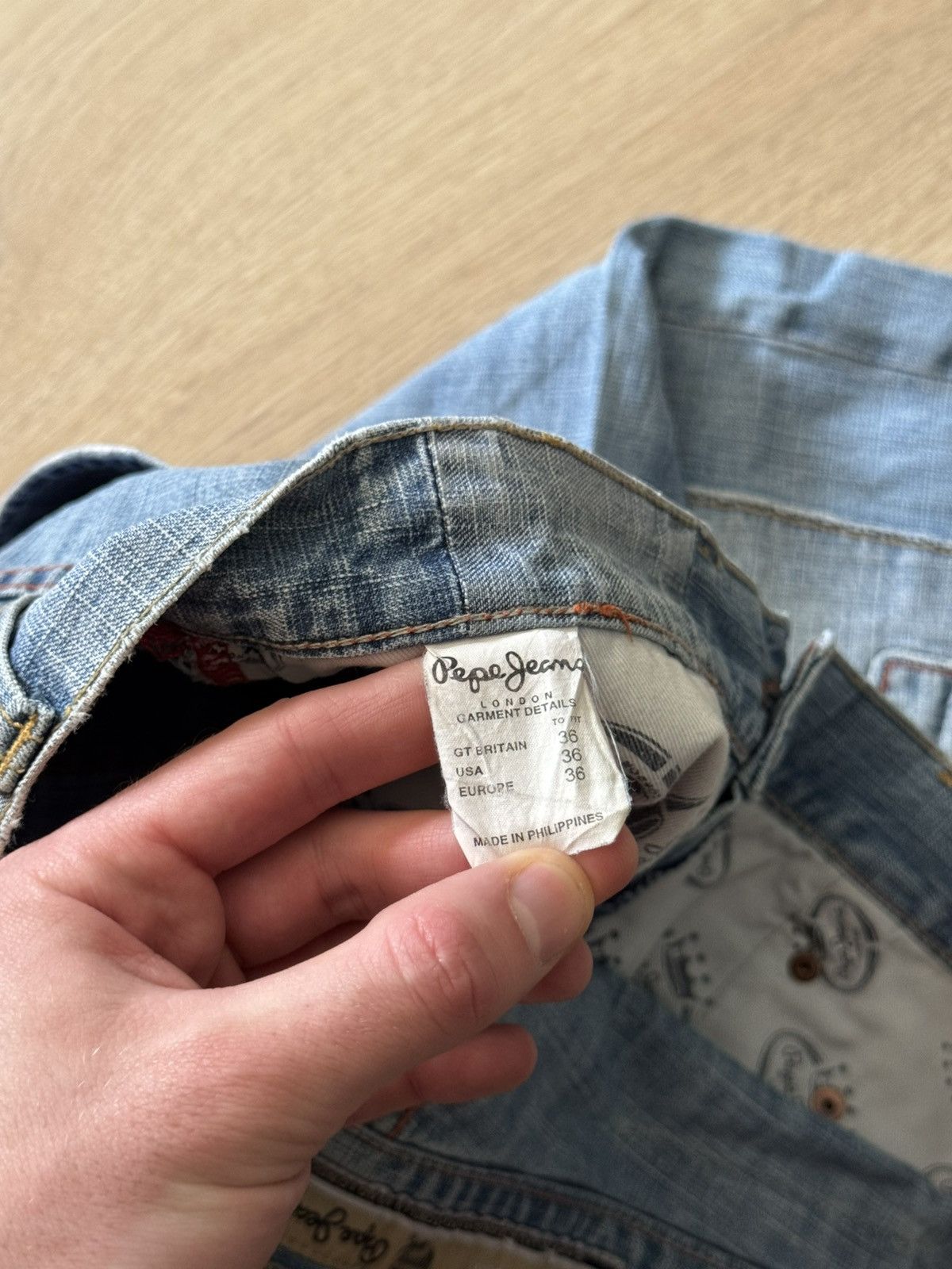 Pepe Jeans Vintage 00’s Pepe Jeans Baggy y2k Baggy denim Hip-Hop Shorts Size US 36 / EU 52 - 13 Thumbnail