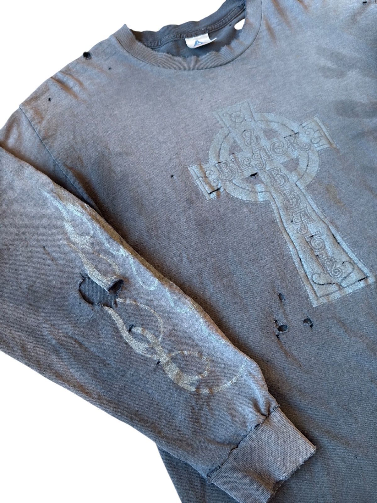 Band Tees THRASHED Vintage Black Sabbath Long Sleeve Tee Size US L / EU 52-54 / 3 - 6 Thumbnail