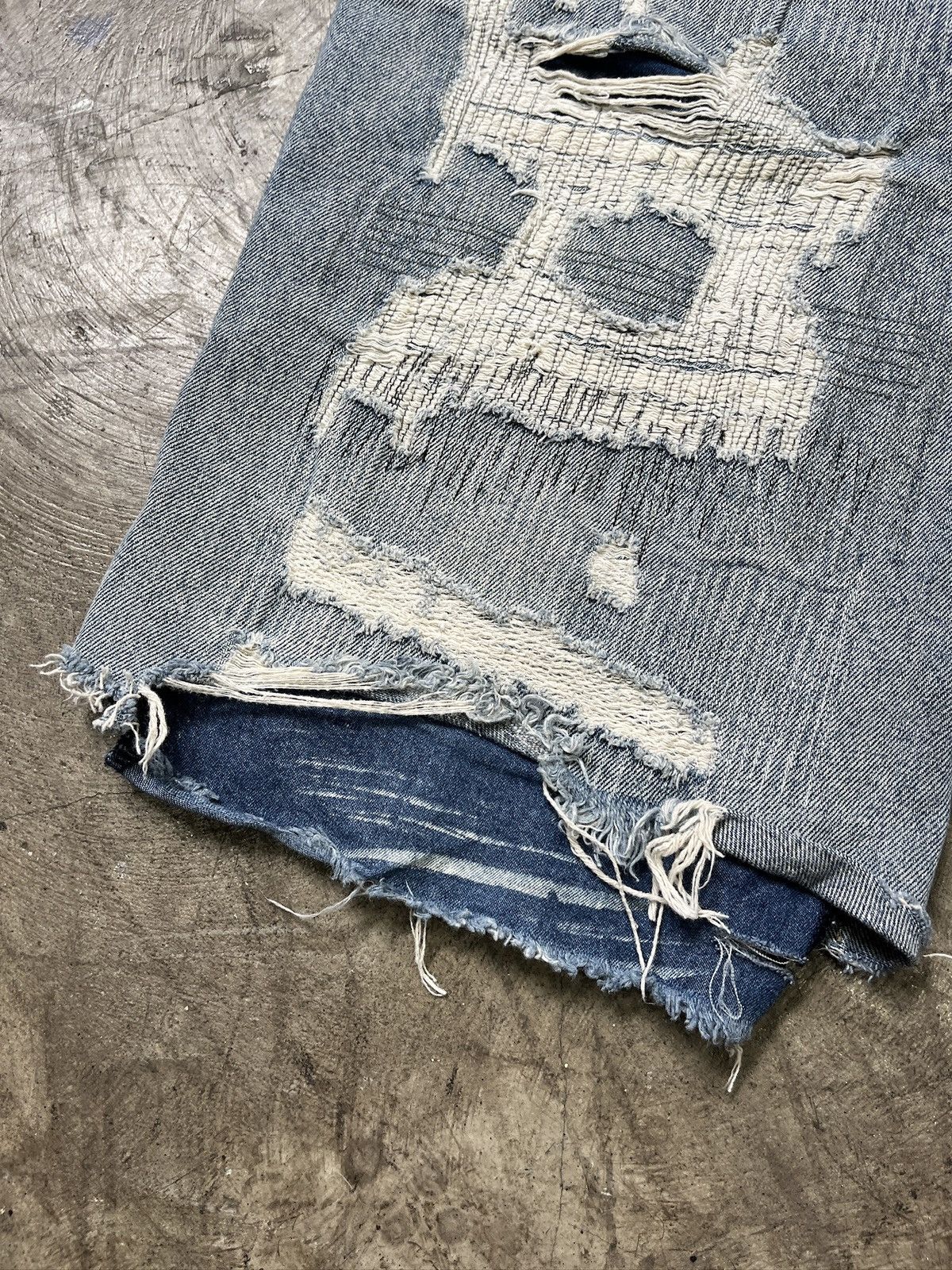 Other Still Water Distressed Reworked Denim Jeans (unisex) Size US 29 - 10 Thumbnail