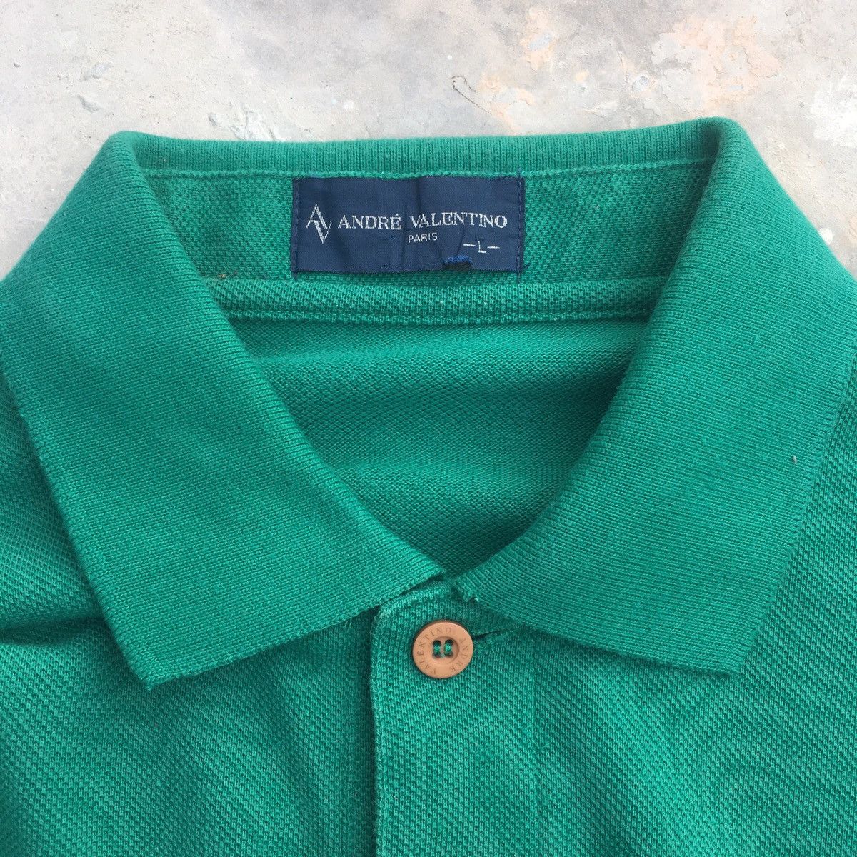 Valentino Vintage André Valentino Embroidery Polo Tee Size US M / EU 48-50 / 2 - 8 Thumbnail
