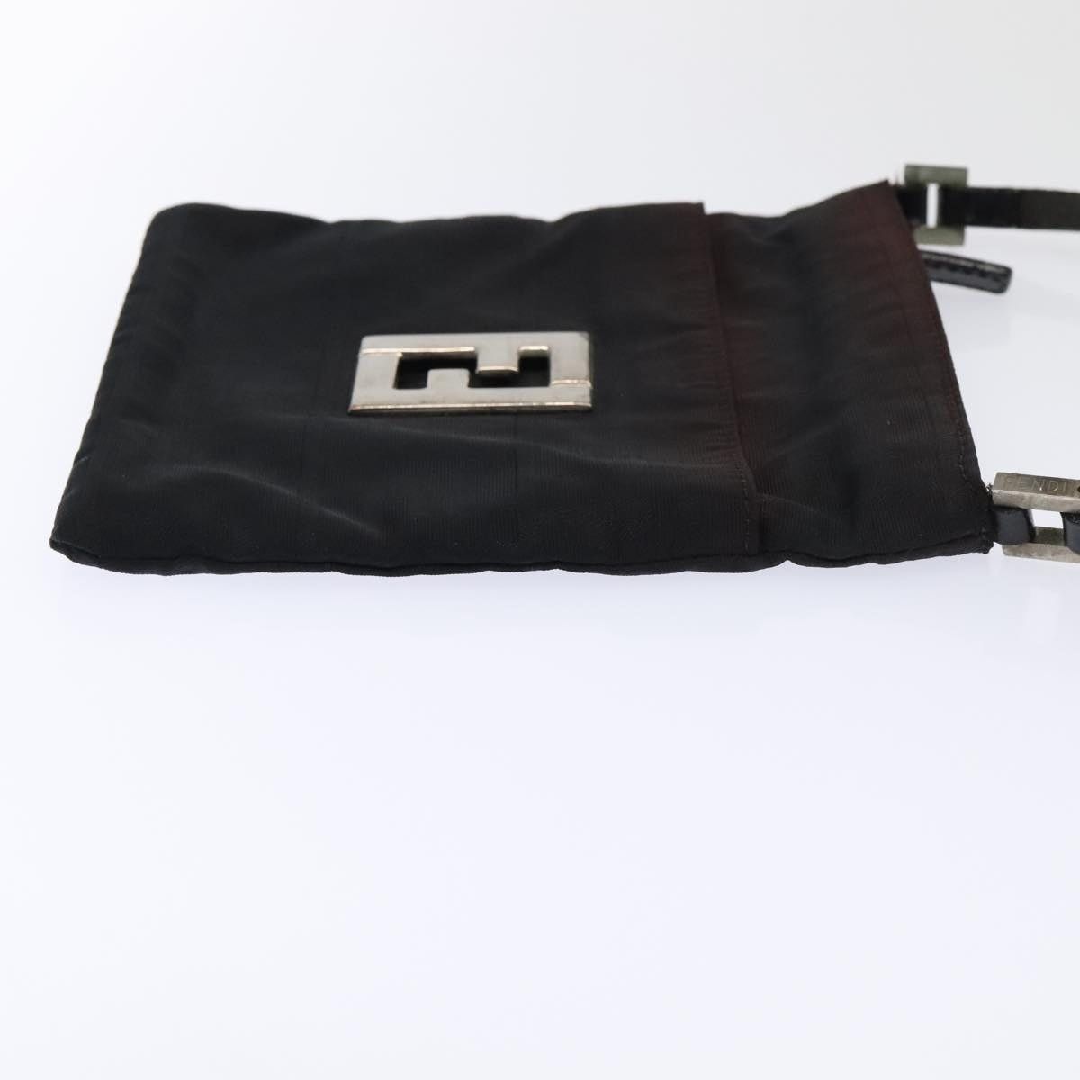 Fendi FENDI Zucca Canvas Shoulder Bag Nylon Black Size ONE SIZE - 4 Thumbnail