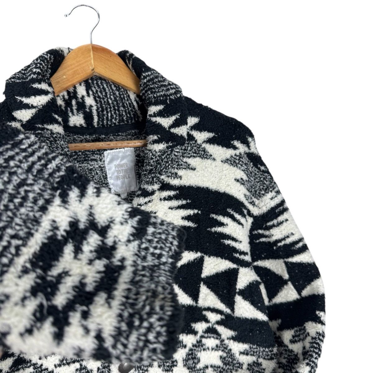Native ☀️POWER TO THE PEOPLE NAVAJO CARDIGAN JACKET Size US L / EU 52-54 / 3 - 5 Thumbnail