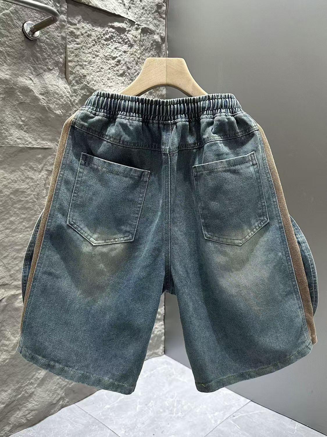 Vintage Vintage Washed Side Button Denim Shorts Size M Size US 30 / EU 46 - 3 Thumbnail