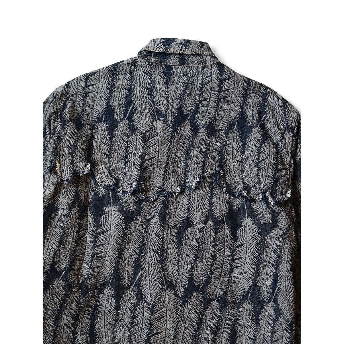 Kapital Kapital Magpie Denim Husky Western feather Shirt size2 Size US M / EU 48-50 / 2 - 7 Thumbnail