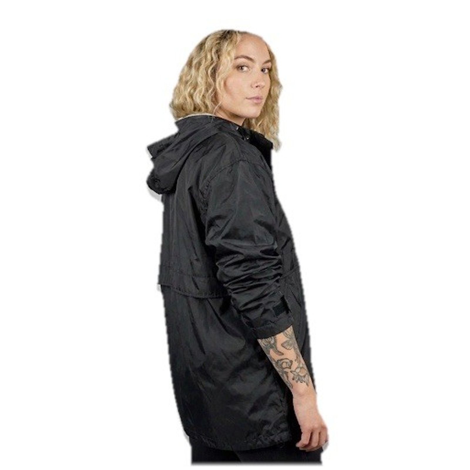 & Other Stories Charles Klein Size XL Polyvinyl Rain Jacket Black Rain XL Size XL / US 12-14 / IT 48-50 - 2 Thumbnail