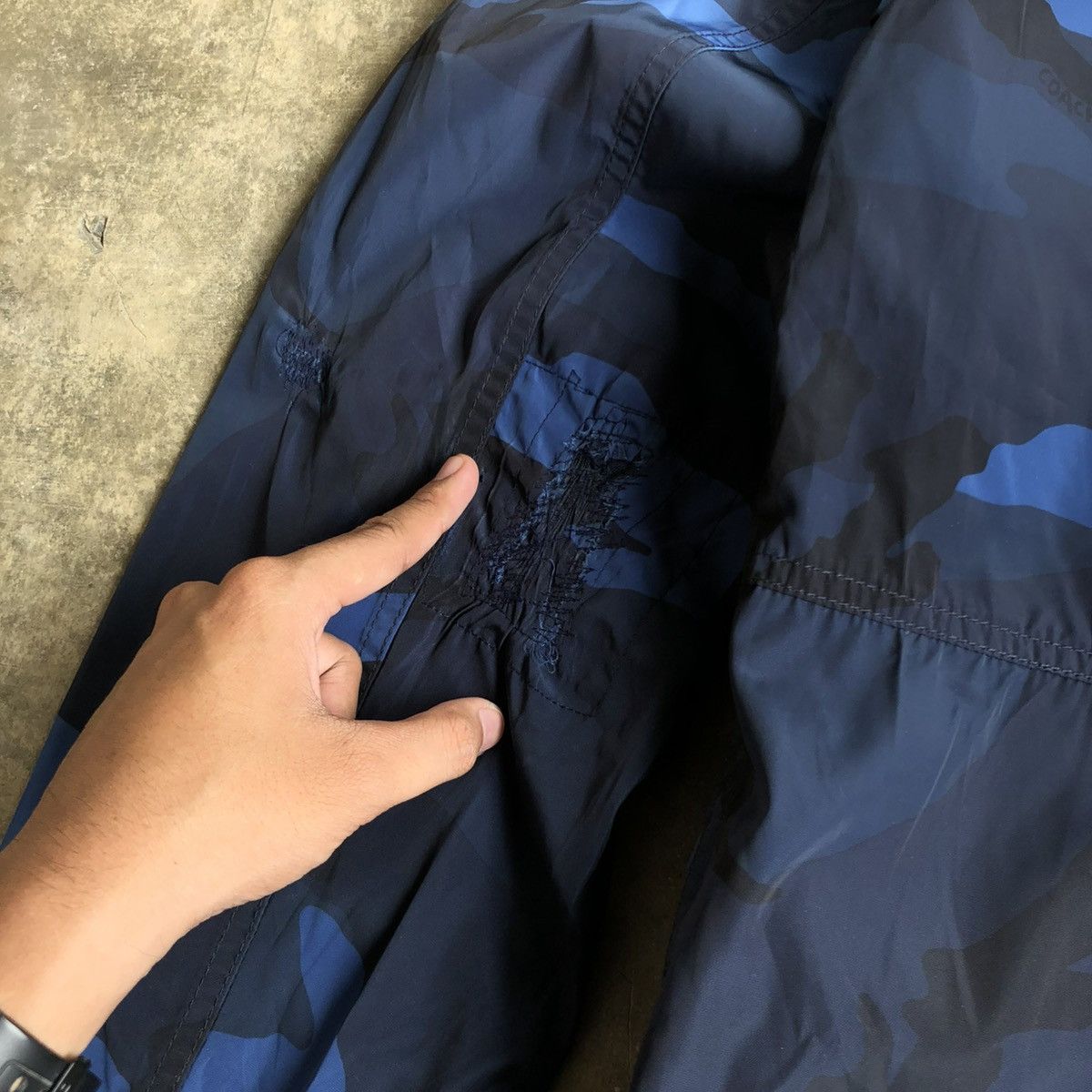 Coach Coach New York Luxury Camouflage Navy Windbreaker Jacket Size US XL / EU 56 / 4 - 13 Thumbnail