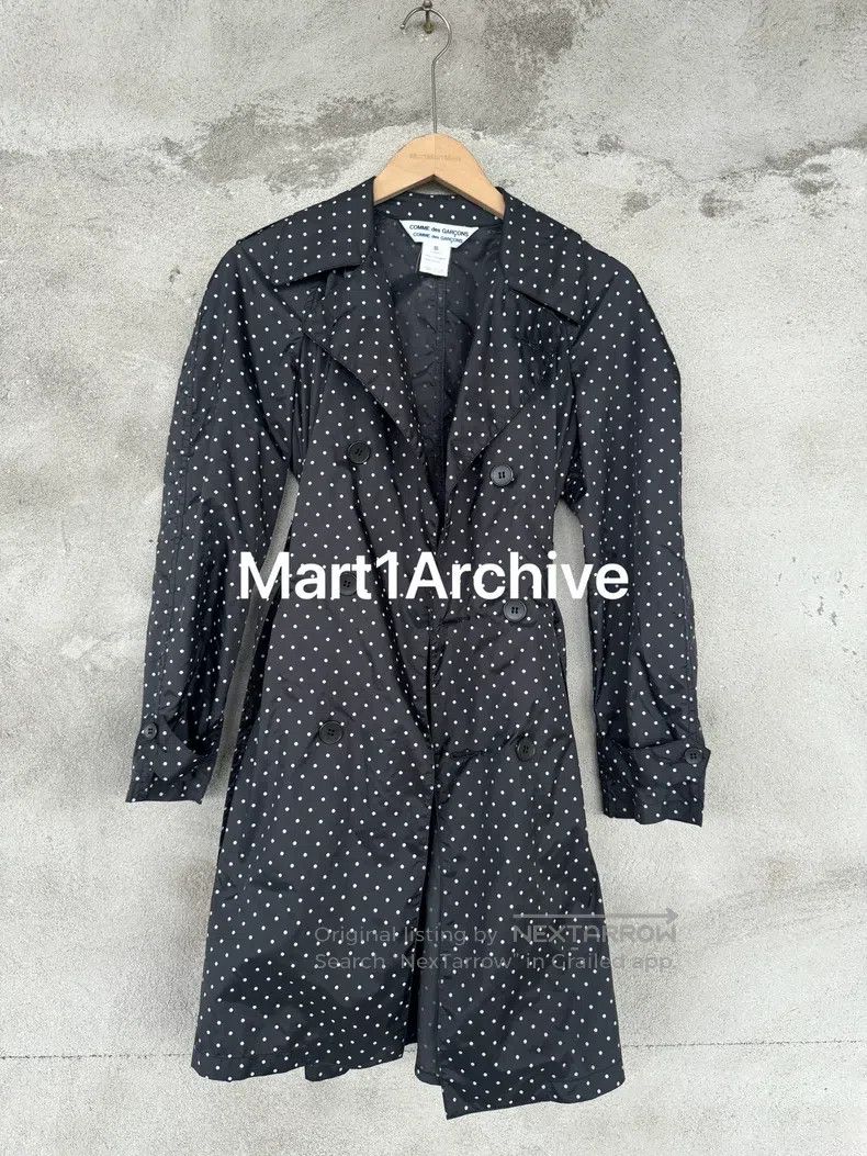 Comme des Garcons Comme Des Garcons Polka Dot Belted Trench Coat