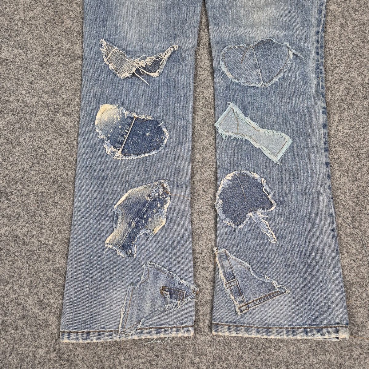 Japanese Brand Unifeel patchwork studded jeans looks like capital Size US 30 / EU 46 - 4 Thumbnail