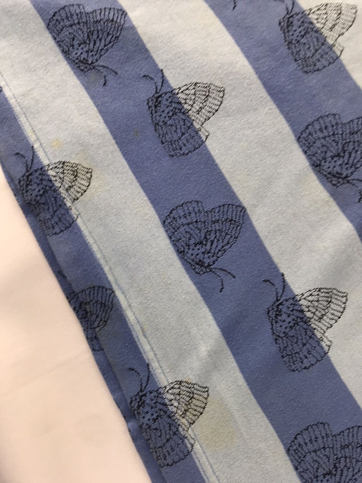 Christian Dior Monsieur 90s Christian Dior Monsieur Striped Butterfly Blue Polo Tee Size US XL / EU 56 / 4 - 11 Thumbnail