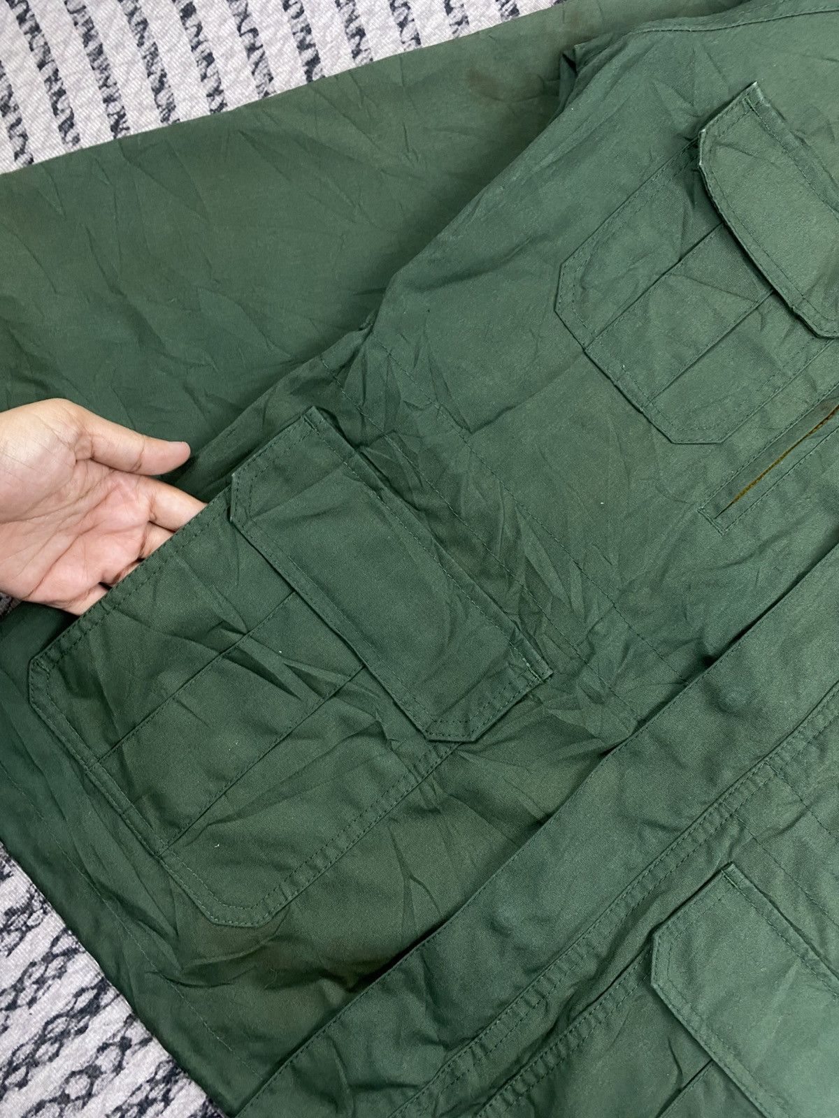 The Duffer of St.George Vtg The Duffer Of St.George Green Checked Lining Jacket Size US L / EU 52-54 / 3 - 8 Thumbnail