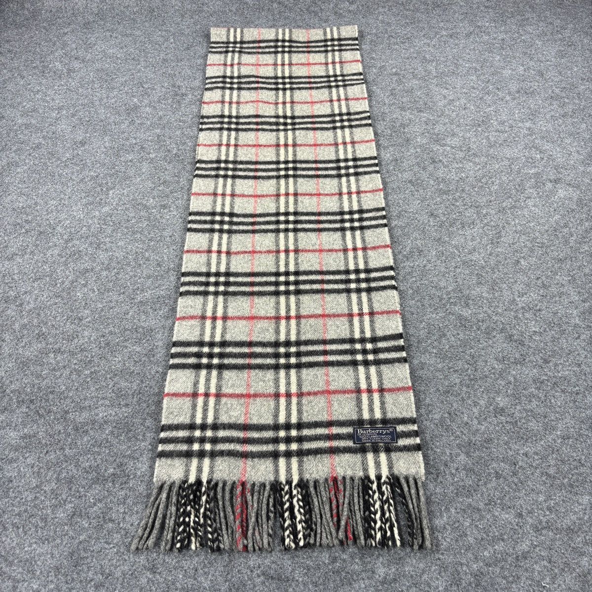 Burberry × Vintage Burberrys Scarf # D711 # Muffler # Neckwear # Nova Check Size ONE SIZE - 7 Thumbnail