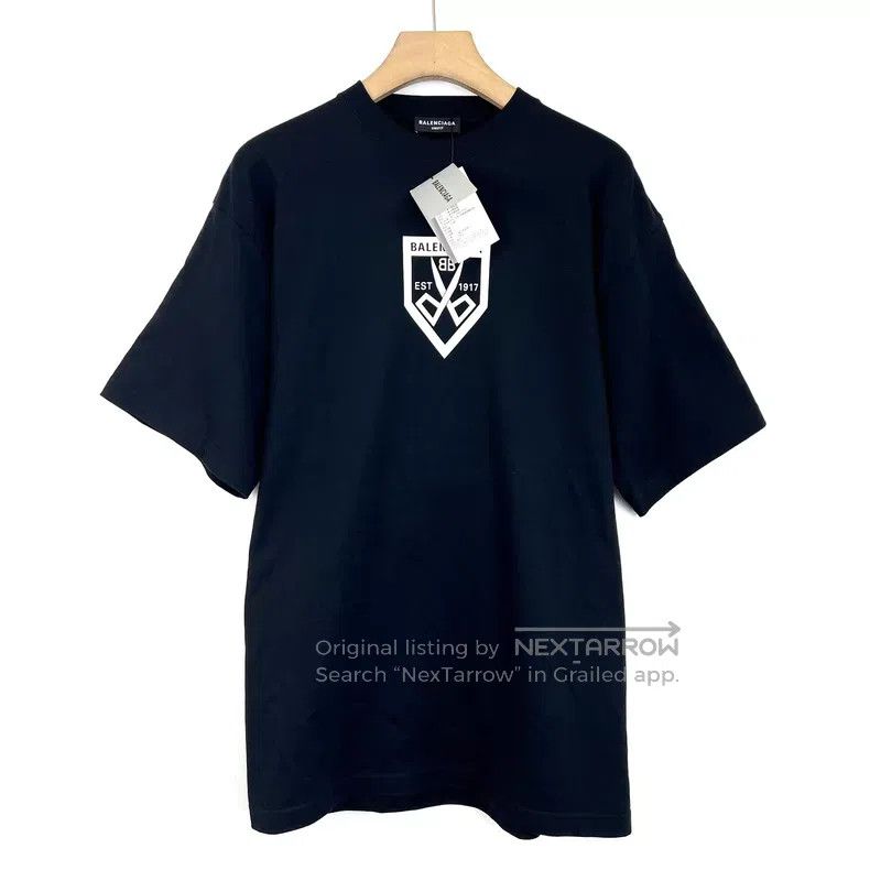 Balenciaga Balenciaga Black College 1917 t-shirt | Grailed