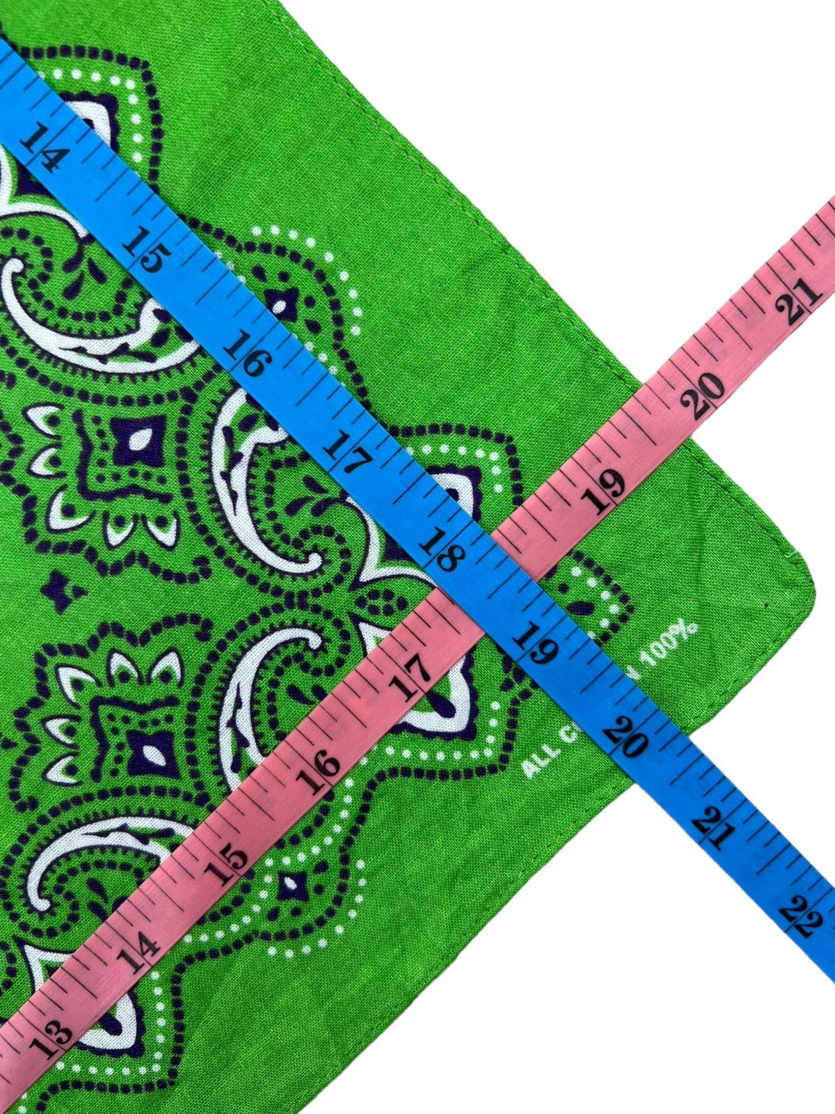 Japanese Brand Paislee Handkerchief Neckerchief Bandana Pocketsquare Size ONE SIZE - 5 Thumbnail
