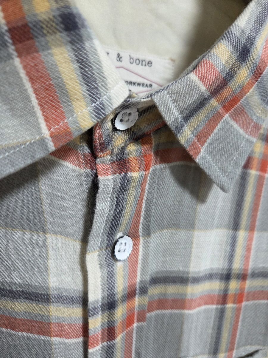 Rag & Bone **RAG & BONE Yokohama Check Shirt Size S / US 4 / IT 40 - 5 Thumbnail